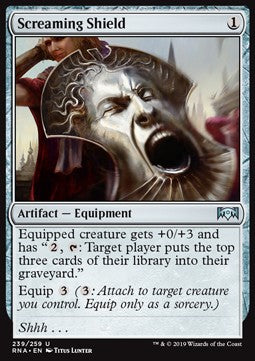 Screaming Shield - Ravnica Allegiance (Uncommon) [RNA-239] Imagen principal del producto