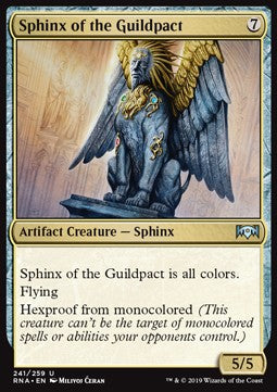 Sphinx of the Guildpact - Ravnica Allegiance (Uncommon) [RNA-241] Hover Image