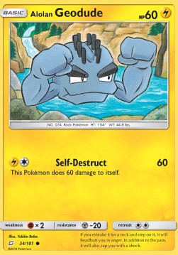 Alolan Geodude - Team Up (Common) [TEU-34] Hover Image