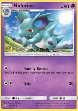 Nidorina - Team Up (Uncommon) [TEU-55] Hover Image