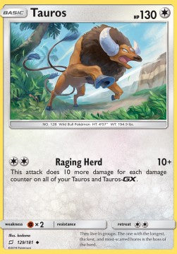 Tauros - Team Up (Uncommon) [TEU-129] Hauptbild