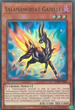 Salamangreat Gazelle - Structure Deck: Soulburner (Super Rare) [SDSB-003] Imagen principal del producto