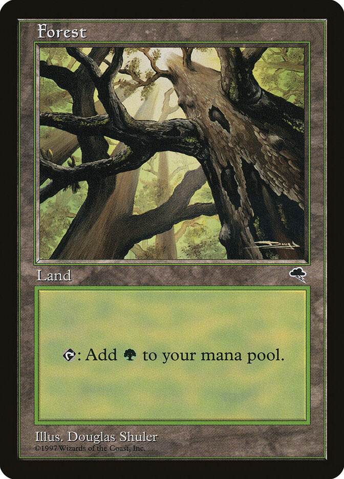 Magic-kaart Forest TMP-347 uit Tempest (Land)