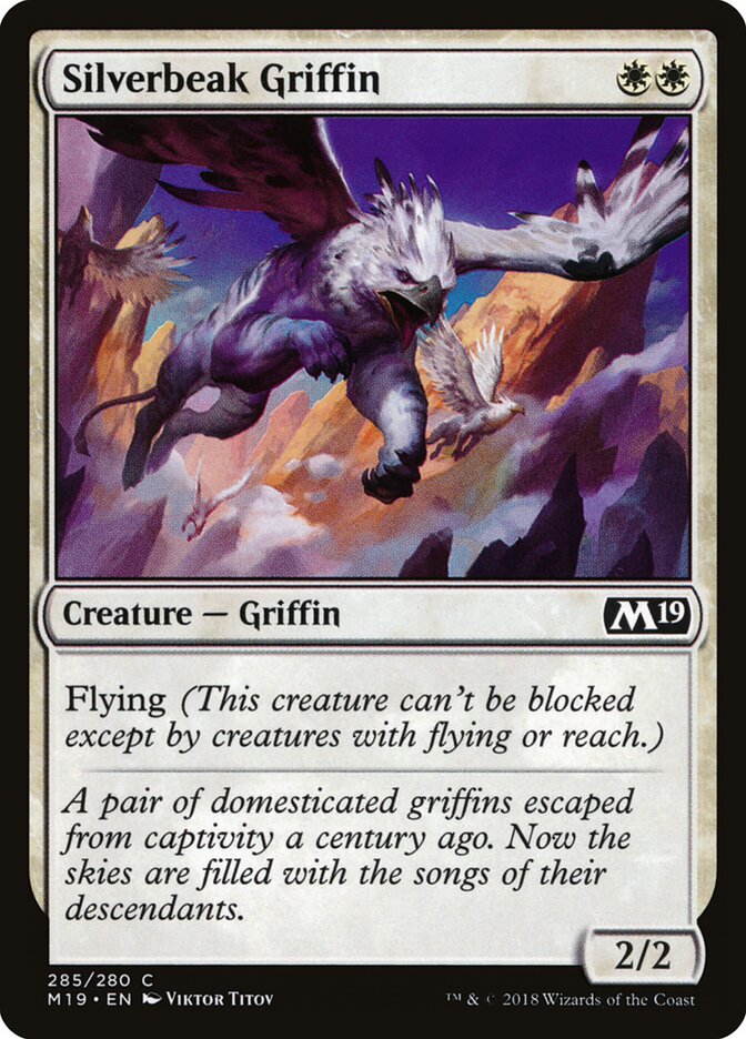 Silverbeak Griffin - Core 2019 (Common) [M19-285]