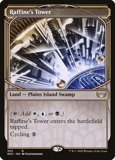 Raffine's Tower – Streets of New Capenna (SNC-353) Magic: The Gathering card | LC-REM-20260804-15383609999692-36bb77f3-8ec4-4b8a-a283-4126037f4d00 Imagen principal del producto