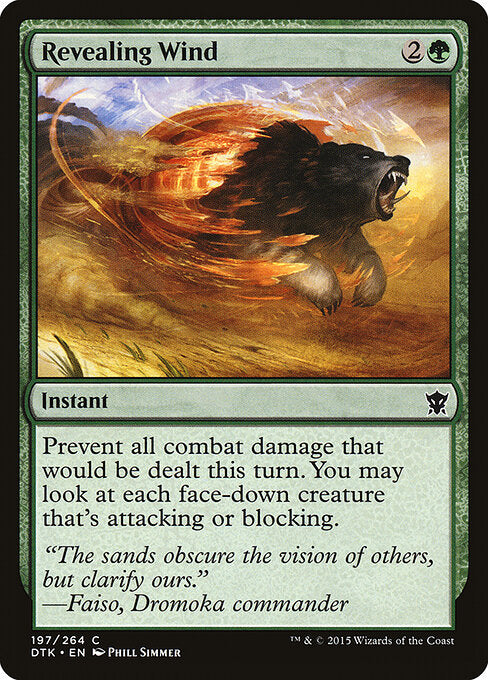 Revealing Wind – Dragons of Tarkir (DTK-197) Magic: The Gathering card
