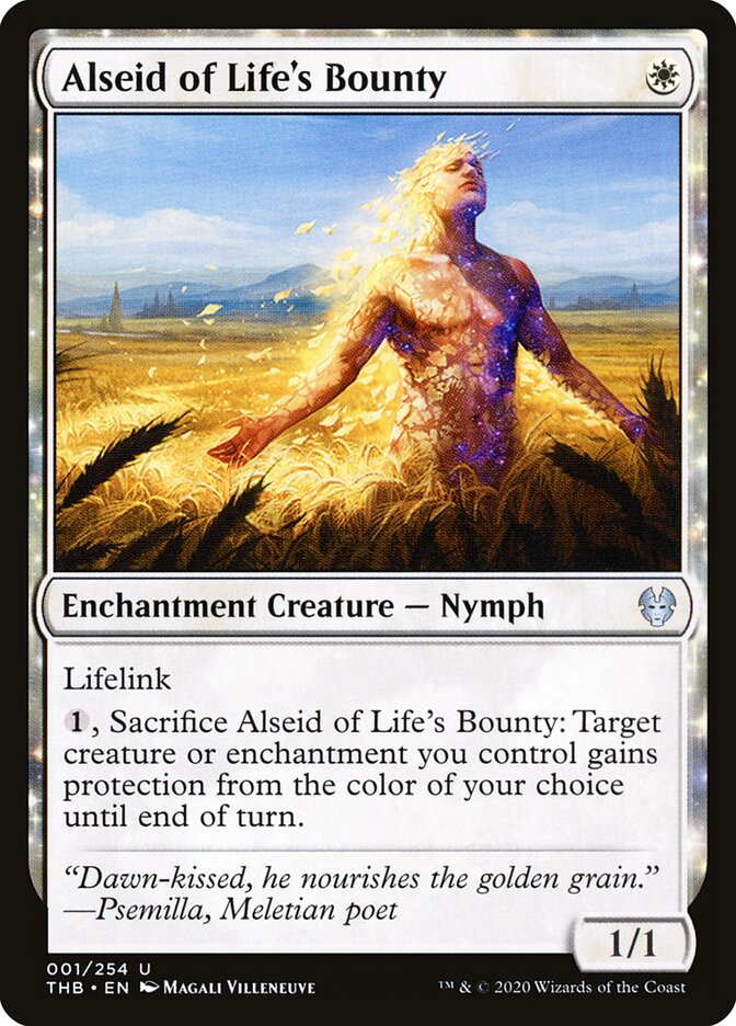 Alseid of Life's Bounty - Theros Beyond Death (Uncommon) [THB-1] Imagen principal del producto