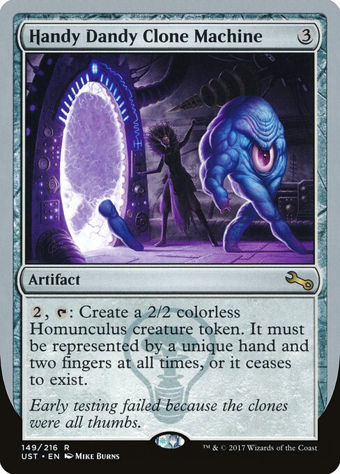 Handy Dandy Clone Machine – Unstable (UST-149) Magic: The Gathering card | LC-REM-20260804-15151535653196-36d9ae44-6da4-44f4-8b24-679d84e122de