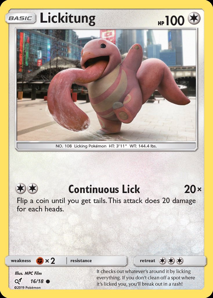 Lickitung - Detective Pikachu (Common) [DET-16] Image principale du produit