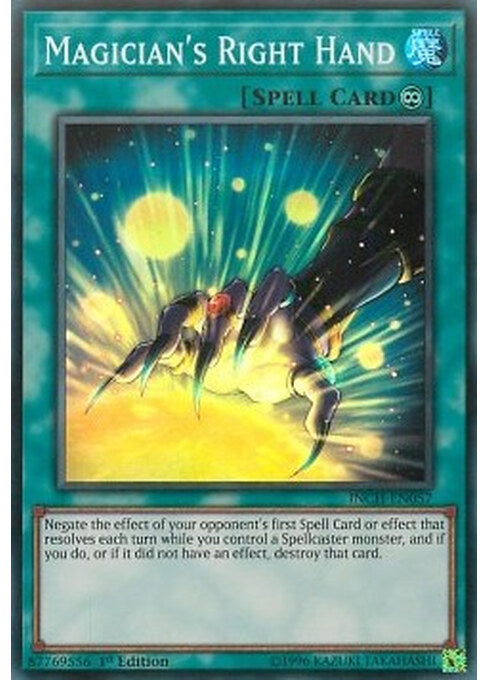Magician's Right Hand — The Infinity Chasers (INCH-057) Yu-Gi-Oh! card Main image
