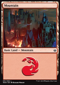 Mountain (V.3) - War of the Spark (Land) [WAR-261] Hover Image