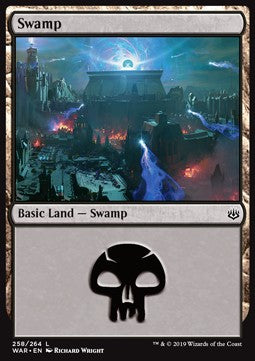 Swamp (V.3) - War of the Spark (Land) [WAR-258]