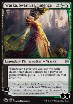 Vraska, Swarm's Eminence - War of the Spark (Uncommon) [WAR-236] Main image