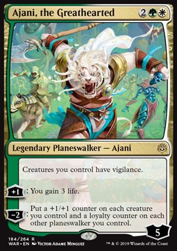 Ajani, the Greathearted - War of the Spark (Rare) [WAR-184] Main image
