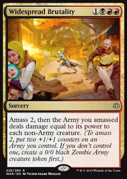 Widespread Brutality - War of the Spark (Rare) [WAR-226]