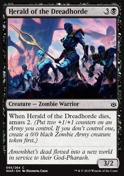 Herald of the Dreadhorde - War of the Spark (Common) [WAR-93] Main image