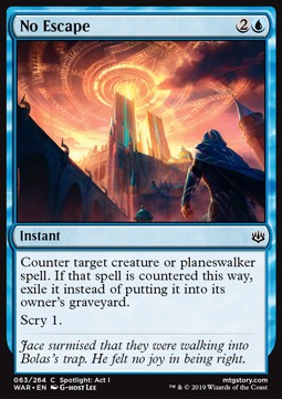 No Escape - War of the Spark (Common) [WAR-63] Hover Image