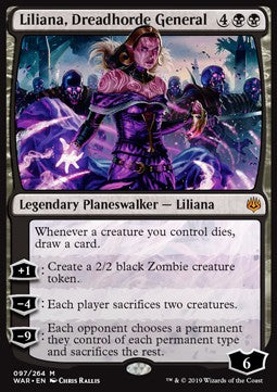 Liliana, Dreadhorde General - War of the Spark (Mythic) [WAR-97] Hover Image