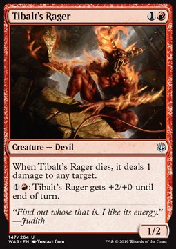 Tibalt's Rager - War of the Spark (Uncommon) [WAR-147] Imagen principal del producto