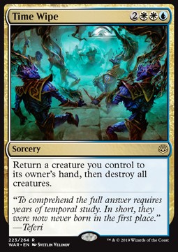 Time Wipe - War of the Spark (Rare) [WAR-223] Hover Image