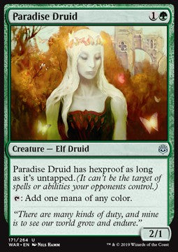 Paradise Druid - War of the Spark (Uncommon) [WAR-171]