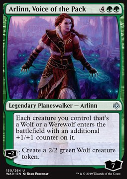 Arlinn, Voice of the Pack - War of the Spark (Uncommon) [WAR-150] Hover Image
