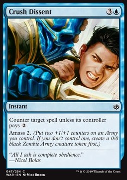 Crush Dissent - War of the Spark (Common) [WAR-47] Main image