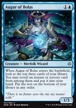 Augur of Bolas - War of the Spark (Uncommon) [WAR-41]