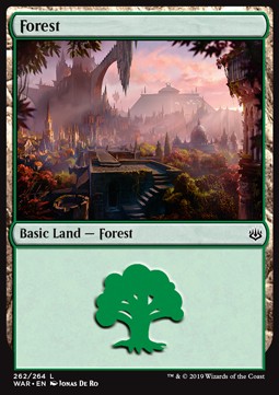 Forest (V.1) - War of the Spark (Land) [WAR-262]