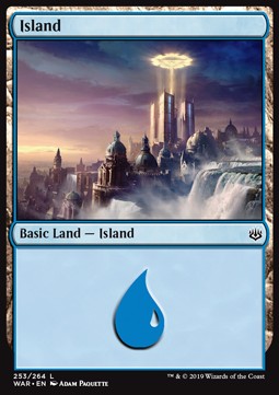 Island (V.1) - War of the Spark (Land) [WAR-253] Main image