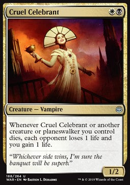 Cruel Celebrant - War of the Spark (Uncommon) [WAR-188] Hauptbild