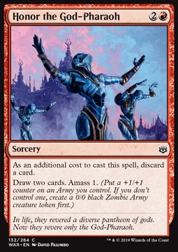 Honor the God-Pharaoh - War of the Spark (Common) [WAR-132] Hover Image