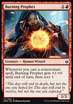 Burning Prophet - War of the Spark (Common) [WAR-117] Imagen principal del producto
