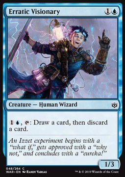 Erratic Visionary - War of the Spark (Common) [WAR-48] Main image