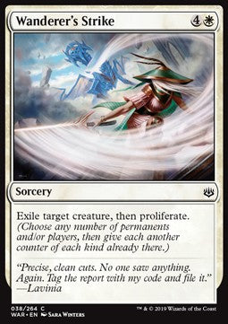 Wanderer's Strike - War of the Spark (Common) [WAR-38] Imagen principal del producto