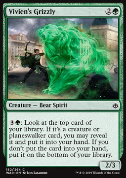Vivien's Grizzly - War of the Spark (Common) [WAR-182] Hover Image