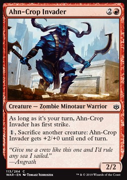 Ahn-Crop Invader - War of the Spark (Common) [WAR-113] Main image