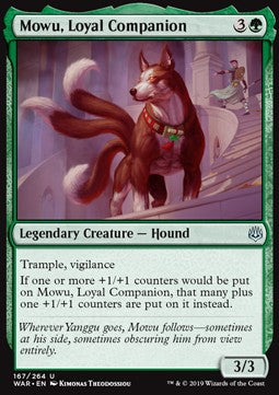 Mowu, Loyal Companion - War of the Spark (Uncommon) [WAR-167] Hauptbild