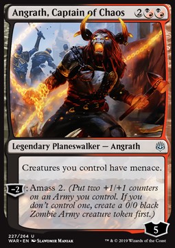 Angrath, Captain of Chaos - War of the Spark (Uncommon) [WAR-227] Imagen principal del producto