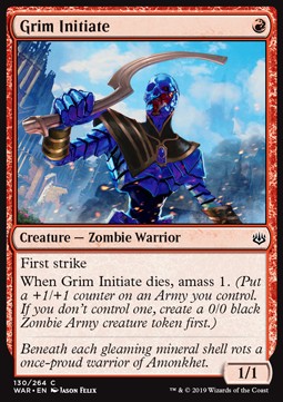 Grim Initiate - War of the Spark (Common) [WAR-130] Main image