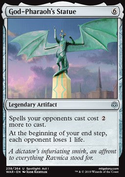 God-Pharaoh's Statue - War of the Spark (Uncommon) [WAR-238] Hover Image