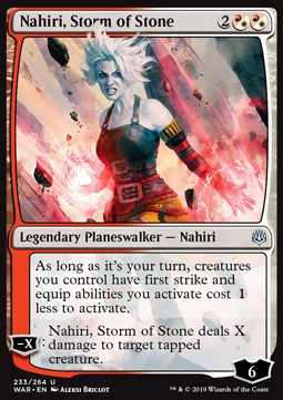 Nahiri, Storm of Stone - War of the Spark (Uncommon) [WAR-233] Image principale du produit