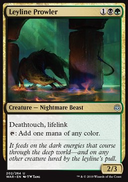 Leyline Prowler - War of the Spark (Uncommon) [WAR-202] Hover Image