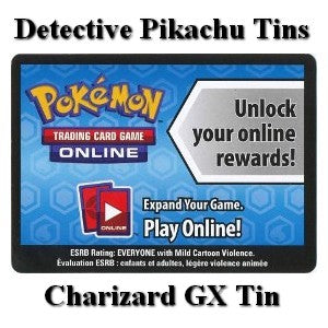 Online Code Card (Detective Pikachu Tins: Charizard GX Tin) - Detective Pikachu (Online Code Card) Imagen principal del producto