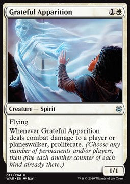 Grateful Apparition - War of the Spark (Uncommon) [WAR-17] Hauptbild