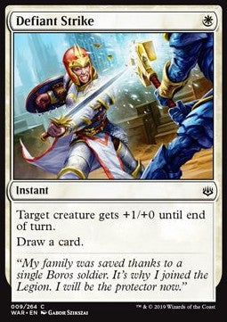 Defiant Strike - War of the Spark (Common) [WAR-9] Hover Image