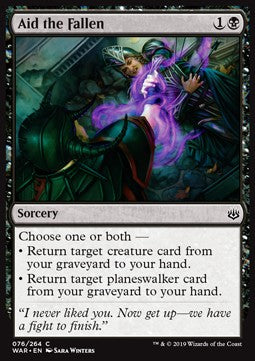 Aid the Fallen - War of the Spark (Common) [WAR-76] Hover Image