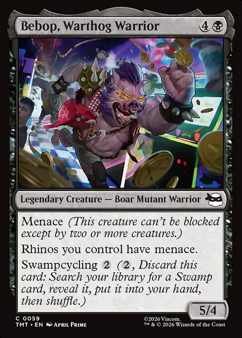 Bebop, Warthog Warrior – Teenage Mutant Ninja Turtles (TMT-59) Magic: The Gathering card | LC-REM-20260804-15621005476172-371ba16d-73f7-450c-8b1f-c05012a4ca93