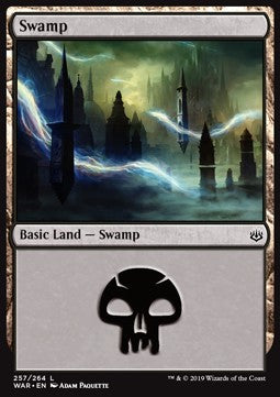 Swamp (V.2) - War of the Spark (Land) [WAR-257] Hover Image