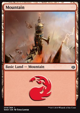 Mountain (V.1) - War of the Spark (Land) [WAR-259] Main image
